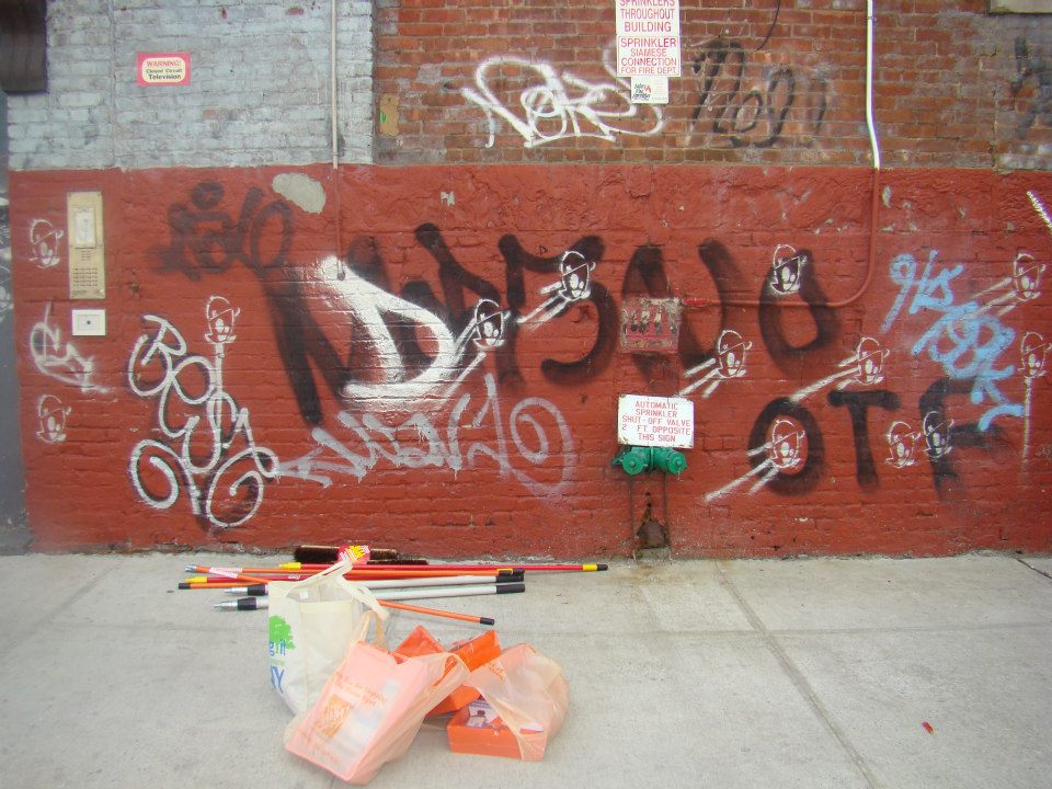 Operativo de limpieza en Brooklyn